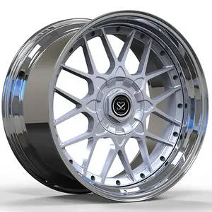 For Porsche 991 996 New Style Custom Polish 2-PC Forged Alloy Wheels , Staggered 20 21 and 22 inches 5x130