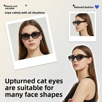 Lunettes de soleil polarisées œil de chat 9216TY pour femme, protection UV400, monture intégrale en fibre d'acétate, technologie avancée anti-UV