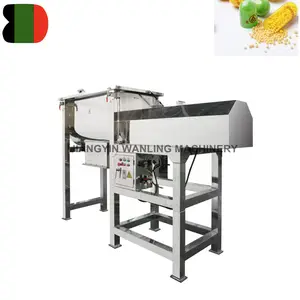 WLLD industrial stainless steel flower vegetable powder mixing blending food ribbon mixer blender machine