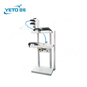 YETO semi automatic perfume spray pump plastic tube pipe cutting machine V type