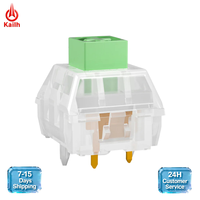 Interrupteurs Kailh BOX Jade Clickys Linéaires Double Style, Sensation Tactile Claire 3 Broches pour Clavier Mécanique de Jeu Personnalisé DIY
