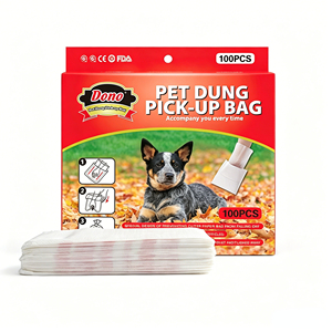 Wholesale Biodegradable Dog Waste Bags Disposable Paper & <b>Plastic</b> Double-Layer Pet Poo Bags Factory Price - Product Image 1