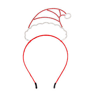 MADESHINE Halloween Noël <span class=keywords><strong>Renne</strong></span> Père Noël Arbre Accessoires Démon Queue Diable <span class=keywords><strong>Corne</strong></span> Strass Bandeau - Product Image 6