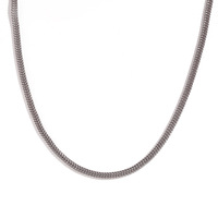 Vente chaude Étanche En Acier Inoxydable Fondation Chaîne 19in Multi-longueur 3MM Multi-spec À La Main Chaîne Renard Queue Chaîne Hip Hop