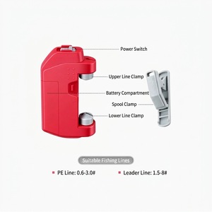 Máquina Atadora Eléctrica GT para Conexión de Línea Trenzada de PE a Línea Líder, Herramienta Automática para Nudos PR FG, Accesorios de Pesca de Plástico - Product Image 2