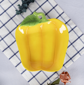 Platos de bistec de cerámica artística <span class=keywords><strong>Happy</strong></span> Go, diseños de frutas vegetales exóticos, estilo creativo para comidas diarias, fiestas en casa para hoteles - Product Image 5