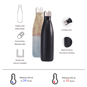 TY botella 350ml/500ml frasco de vacío de doble pared de acero inoxidable termo vacío 17oz botella de agua deportiva taza de vacío - Product Image 5