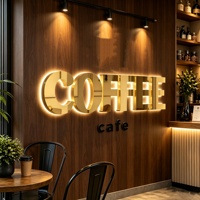 Letrero de Pared Exterior Personalizado con Logotipo 3D, Letras de Canal para Negocios, Tiendas