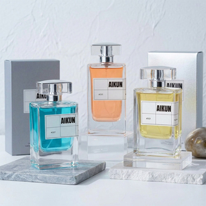 Aikun Luxury Private Label Long Lasting Eau De Parfum With Thick Bottom Glass Perfume Bottle For Premium Fragrance Brand OEM ODM - Product Image 1