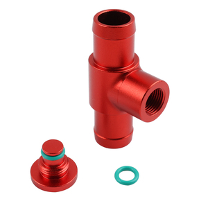 ข้อต่อท่อฮีตเตอร์อะลูมิเนียมรุ่นอัพเกรดสำหรับนิสสัน 350Z 03-08 อินฟินิตี้ Q45 G35 M35 M45 M56 FX35 QX50 QX70 FDJ-159-RD - Product Image 2