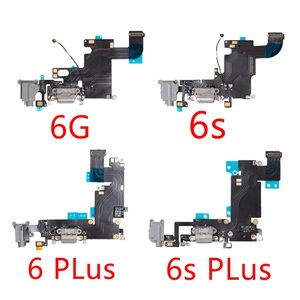 Port de charge USB pour <span class=keywords><strong>iPhone</strong></span> 6G 6 6S Plus 5G 5C 5S <span class=keywords><strong>SE</strong></span> connecteur <span class=keywords><strong>prise</strong></span> audio casque + microphone câble flexible station d'accueil de remplacement - Product Image 2