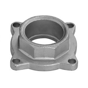 Componente de aluminio fundido a presión con superficie arenada - Product Image 1