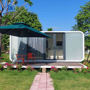 Maison Modulaire de Luxe 20Ft 30Ft 40Ft, Hôtel Capsule Préfabriqué, Cabine Apple, Maison Conteneur en Promotion pour <span class=keywords><strong>Location</strong></span> Commerciale et Hébergement - Product Image 1