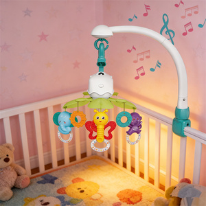 Baohan 2026 Nouveauté : Veilleuse pour bébé en ABS avec <span class=keywords><strong>hochet</strong></span>, télécommande, projection d'images et rotation à 360° pour 0-24 mois - Product Image 6