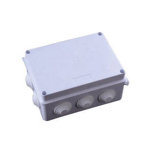 Boîtier de contrôle étanche FSCAT 200x155x80 IP65 en ABS/PVC avec <span class=keywords><strong>10</strong></span> entrées de câble et bouchons, montage mural/en saillie - Product Image 1