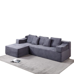 Sofá Modular de Tela Comprimida de Alta Densidad, Superventas 2026, Combinación de Módulos para Sala de Estar, Sofá <span class=keywords><strong>Cama</strong></span> de Esponja para Apartamentos Pequeños - Product Image 5
