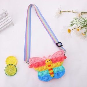 Summer 2025 Kids Silicone Coin Bags And <b>Purses</b> <b>Cute</b> Cartoon Shoulder Bag For Girls Stylish - Product Image 4