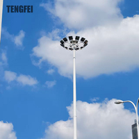 Lampes à mât haut en aluminium super lumineuses de qualité supérieure, certifiées IP66, directement de l'usine Tengfei, pour les routes et les aéroports