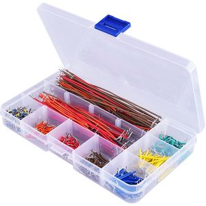 OKYN251030-104 Ensemble de 560 fils de pontage pour breadboard, 14 longueurs différentes, pour un prototypage de circuits efficace - Product Image 1