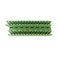 Bloc de bornes en laiton 5,08 mm, ouverture PCB 16 mm, connexion à vis enfichable 18A, bloc de bornes de contrôle industriel 16 pôles