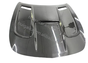 Capot moteur en fibre de carbone véritable Kit de carrosserie de style série noire pour Mercedes <span class=keywords><strong>AMG</strong></span> GT GTC GTS GTR couverture de capot de voiture de style BS - Product Image 5