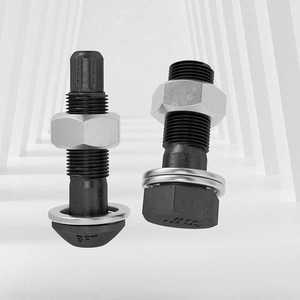 <span class=keywords><strong>Dimensioni</strong></span> di <span class=keywords><strong>Bulloni</strong></span> di Controllo ad Alta Tensione con <span class=keywords><strong>Testa</strong></span> <span class=keywords><strong>Esagonale</strong></span> Doppia Pesante e Configurazioni a <span class=keywords><strong>Testa</strong></span> Tonda con Chiusura a Vite - Product Image 3