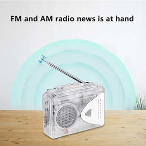 Reproductor de Cintas Portátil, Conversor de Audio Musical, Radio FM/AM con Auriculares y Altavoz con Cable - Product Image 4