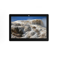 Tablet OEM dudukan dinding, sistem pemesanan ruang pertemuan 10.1 "13.3" 15.6 "21.5" dengan dudukan NFC mendukung POE