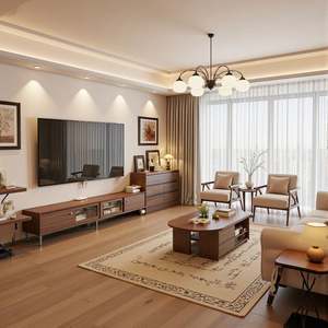 Luxury Modern Hanging <b>TV</b> Cabinet with Whole House Customization Contemporary Design for Living Room Home Furniture - Product Image 2