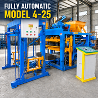 Machine à fabriquer des blocs creux de 4, 6 et 8 pouces QT4-25, machine à briques en béton entièrement automatique