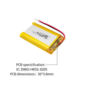 Ufx103450 טמפרטורה נמוכה 3.7v 1800mah סוללה נטענת ליתיום יון עם kc un38.3 רוים ו ul1642 cb הסמכה - Product Image 3