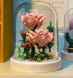 ดอกไม้บล็อกตัวต่อที่ทนทานตลอดกาล ของเล่นประกอบและของขวัญ - Product Image 5