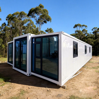 Villa Conteneur Luxe Préfabriquée 67m² Maison Modulaire en Bois Tiny House Maison Préfabriquée Maison en Acier Bâtiment Pliable