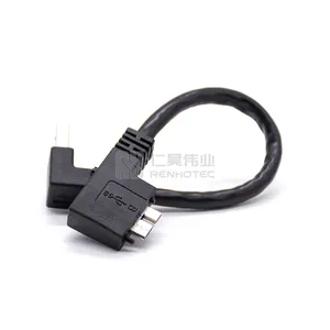 Cavo USB 3.0 Micro B verso il basso angolato fotocamera industriale cavo USB per dispositivi mobili tablet