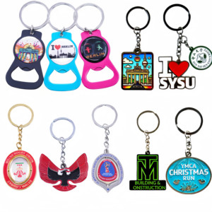 Cá nhân hoá tùy chỉnh của riêng bạn Keychain 3D thư Logo Kẽm hợp kim kim loại móc chìa khóa vòng chìa khóa bán buôn cho Quà tặng khuyến mãi - Product Image 2