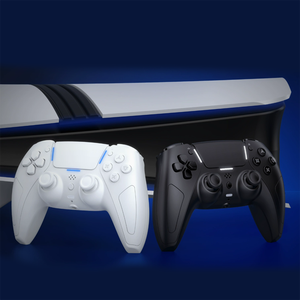 Nouvelle manette <span class=keywords><strong>de</strong></span> jeu sans fil pour <span class=keywords><strong>PS5</strong></span> avec barre lumineuse LED, haut-parleur, microphone, pavé tactile, gyroscope six axes et double vibration - Product Image 3