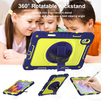 Étui de protection en silicone pour tablette PC à prix d'usine avec béquille rotative et emplacement pour stylet, idéal pour enfants et adultes, compatible Samsung Tab S11