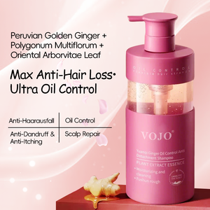 <span class=keywords><strong>Shampoo</strong></span> Anticaduta Biologico alle Erbe VOJO 500ml, Controllo dell'Forfora e dell'Olio, Nutriente per il Cuoio Capelluto, Senza Solfati, per Capelli Secchi e Diradati - Product Image 5