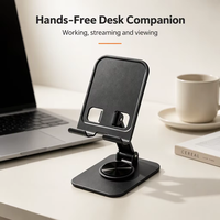 Logo Kustom Anti Goyang Lipat Penyangga Ponsel Tablet Meja Kantor Hadiah Promosi Penyangga Ponsel yang Dapat Disesuaikan