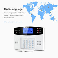 Système d'alarme domestique Tuya WiFi 4G en gros avec clavier LCD, interphone et sirène 110 dB – Kit de sécurité intelligent PST-30A-4GEU