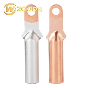 Connecteurs à sertir en cuivre standard à un trou, type barillet, qualité équivalente <span class=keywords><strong>Klauke</strong></span>, 600 V à 35 kV, fabriqués en Chine, Zhejiang - Product Image 1