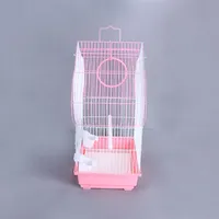 Cage pour animaux de compagnie, cage à perroquets, cage à cailles, cage à pivoines, cage à oiseaux en métal, petite cage à oiseaux ornementale