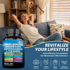 13-in-1追加強度マグネシウムアシュワガンダL-テアニンハーバルサプリメント120ベジカプセル大人用プレミアム品質 - Product Image 2