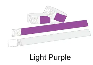 Custom Cheap Plain Solid Bracelet Neon Color Tyvek Wrist Band Waterproof Disposable Tyvek Paper Wristband For Events Festival