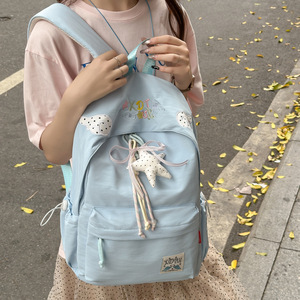Japanese style ins creative niche minimalist versatile wear-resistant large capacity cute <b>backpack</b> - Product Image 4