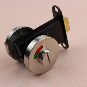 Stainless Steel 304 <strong>Bathroom</strong> Red and Green Indicator <strong>Lock</strong> Public Washroom Partition <strong>Door</strong> <strong>Lock</strong> - Product Image 4