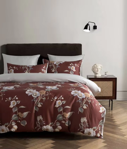 ชุดผ้าปูที่นอนพิมพ์ลายสำหรับขายส่ง ชุดผ้าห่มนวมคอตตอนหรูหราขนาดคิงไซส์ พร้อมบริการออกแบบพิมพ์ตามสั่ง - Product Image 6