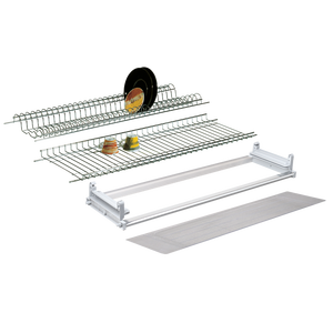 Kit de escurridor de platos de aluminio de 86 cm que ilumina la pantalla de su vajilla - Product Image 1
