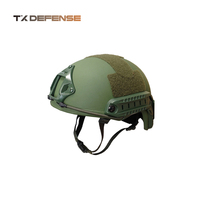 Casque tactique de sécurité PE/Aramide à coupe haute pour entraînement, avec système Wendy, protection de la tête, prix usine, idéal pour les achats multiples.
