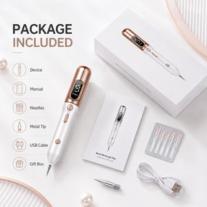 Private Label Electric Mole Remover <b>Pen</b> Rechargeable 9 Adjustments Mole Swept <b>Pen</b> Mole Removal <b>Pen</b> with Spotlight - Product Image 5